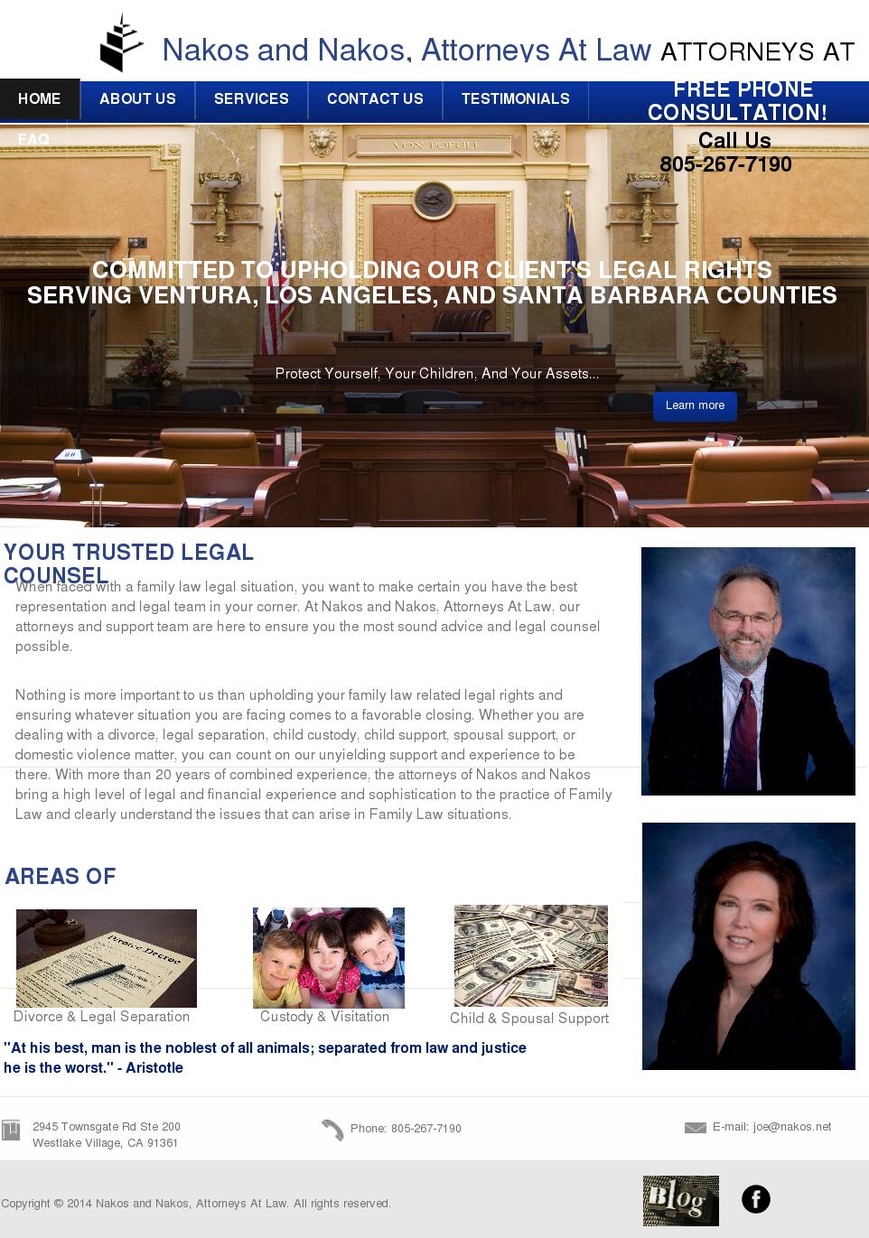 Nakos and Nakos, Attorneys At Law - Westlake Village CA Lawyers