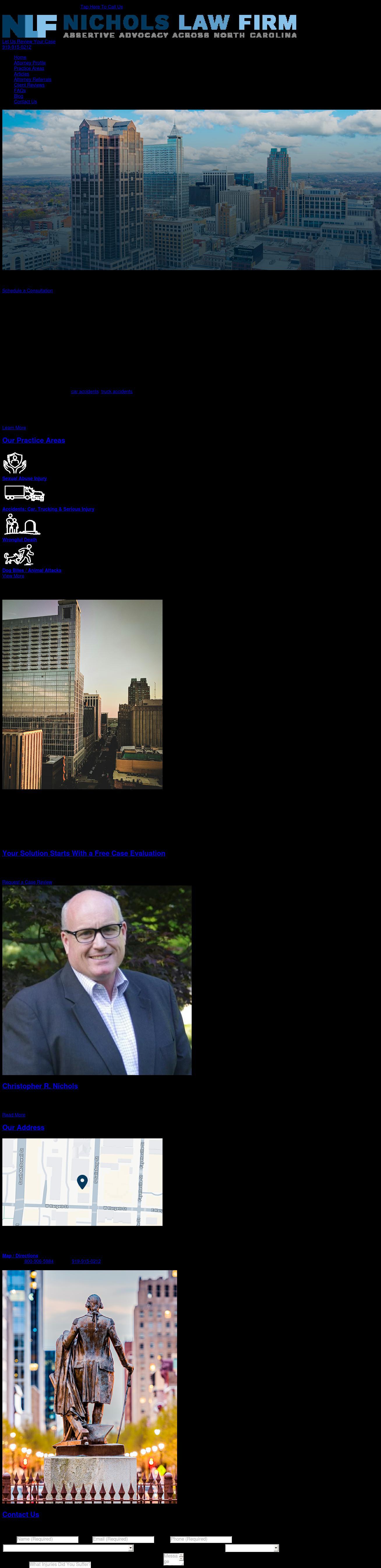 Nichols Law Firm - Raleigh NC Lawyers