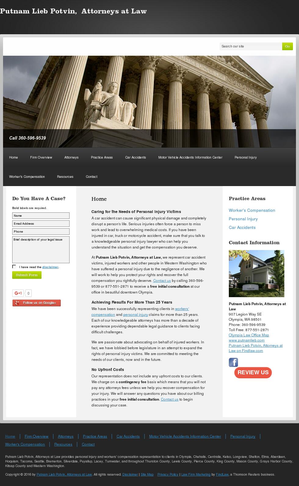 Putnam Lieb Potvin, Attorneys at Law - Olympia WA Lawyers