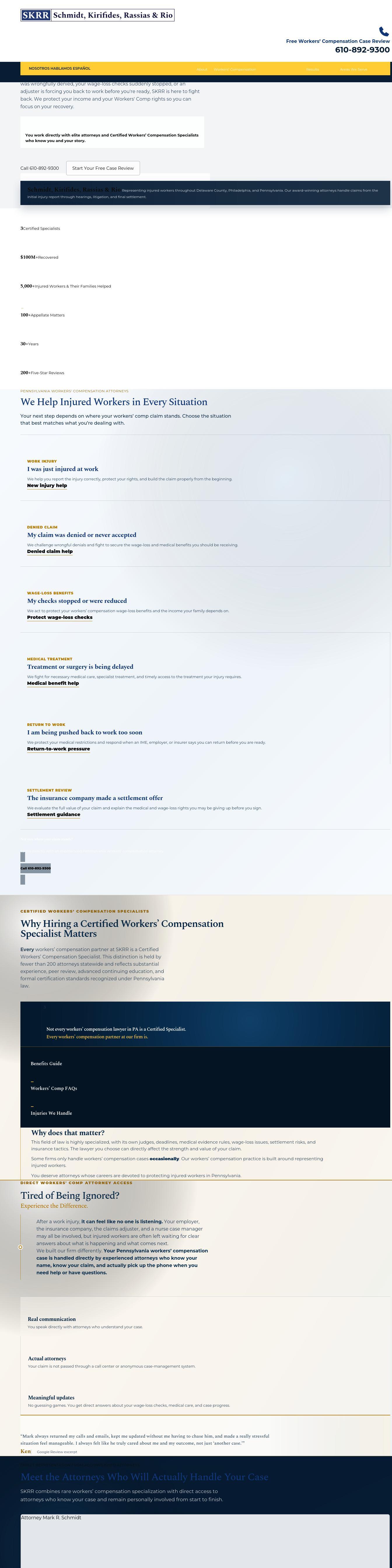 Schmidt, Kirifides, Fridkin & Rassias - Media PA Lawyers