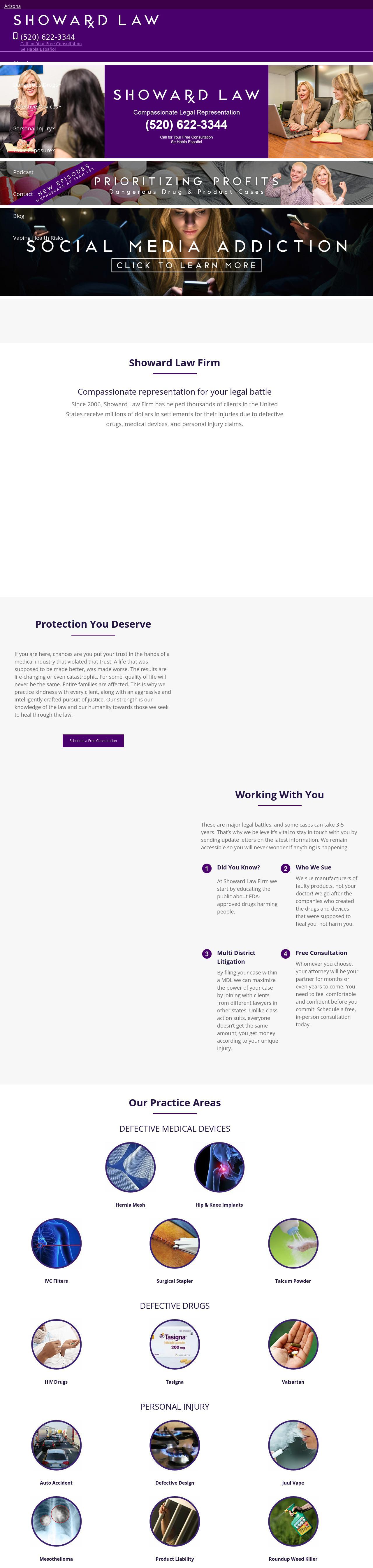 Showard Law Firm, P.C. - Tucson AZ Lawyers