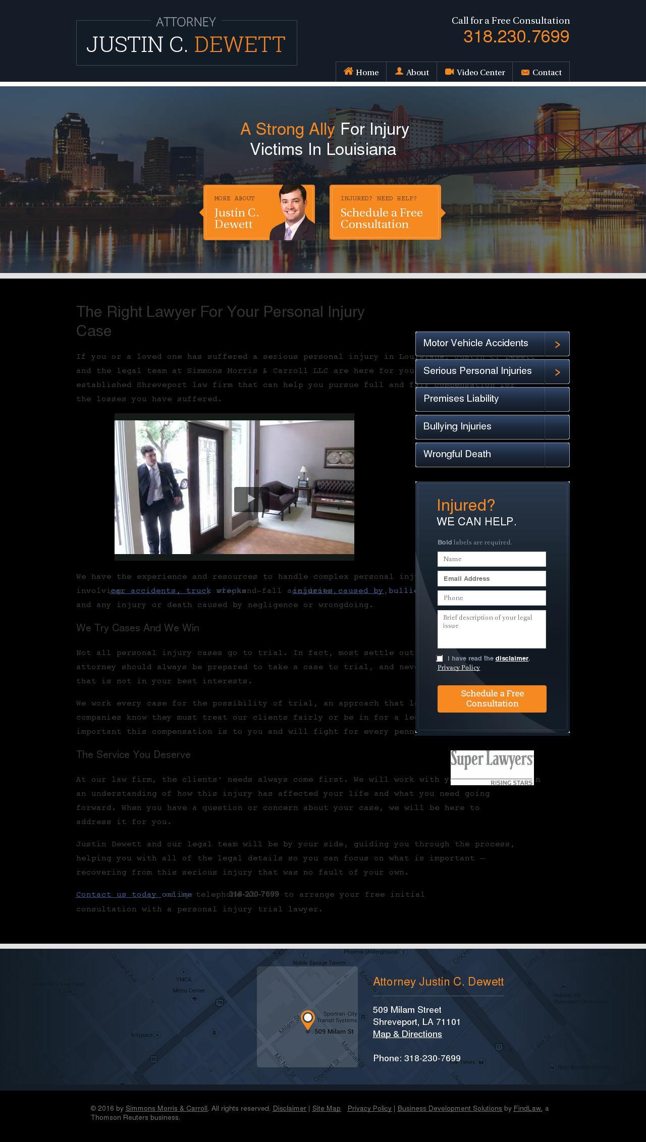 Simmons Morris & Carroll - Shreveport LA Lawyers