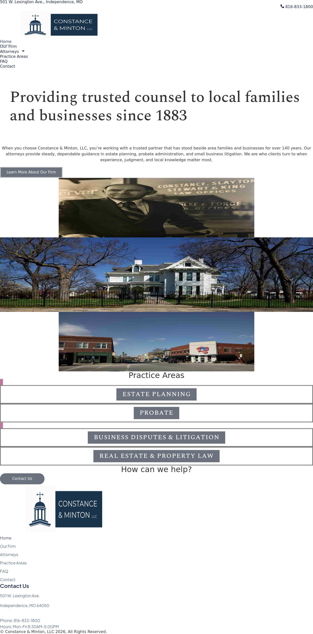 Stewart, Cook, Constance & Minton, L.L.C. - Independence MO Lawyers