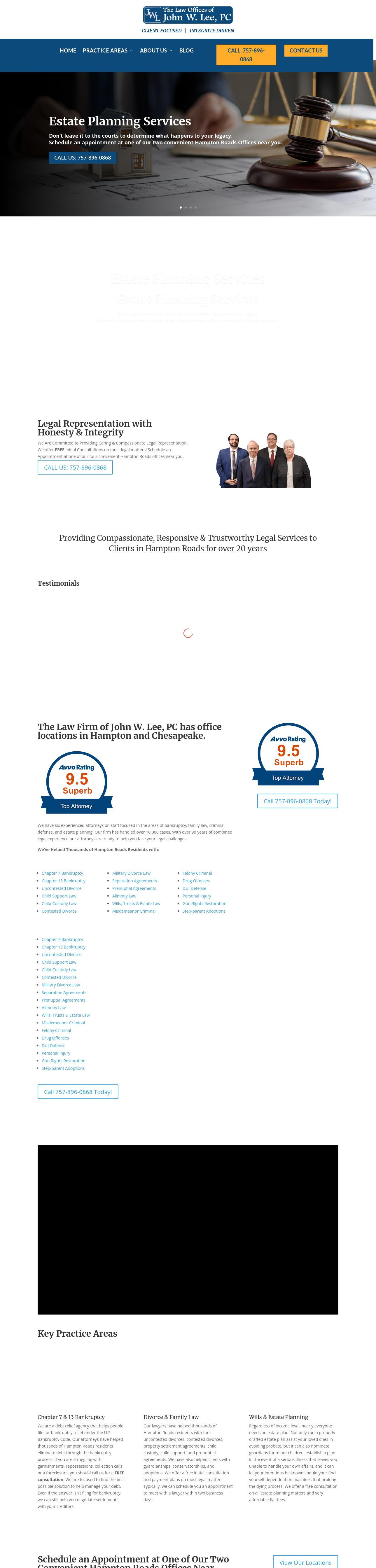 The Law Firm of John W. Lee, P.C. - Hampton VA Lawyers