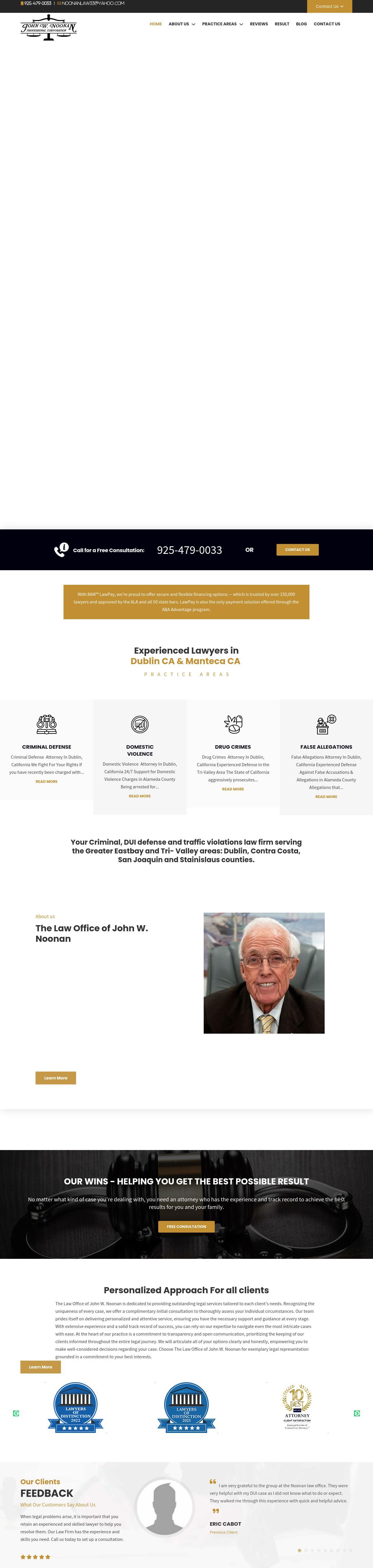 The Law Office of John W. Noonan - Pleasanton CA Lawyers