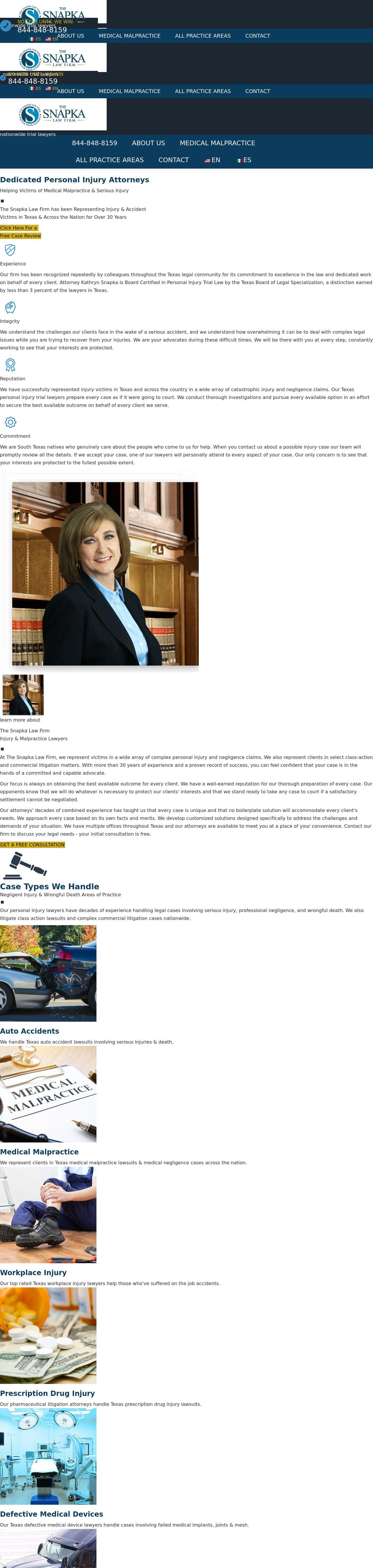 The Snapka Law Firm - San Diego TX Lawyers