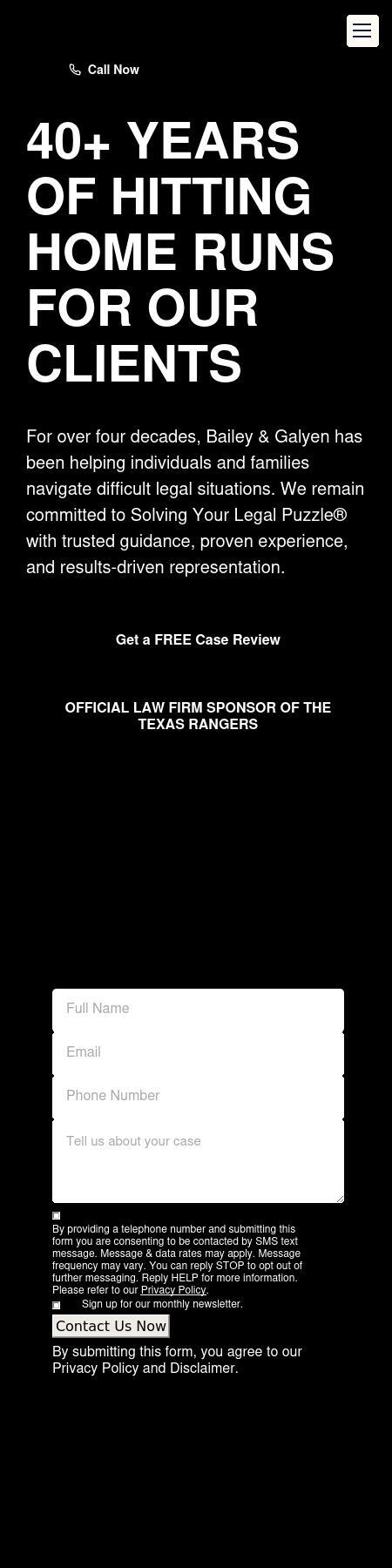Bailey & Galyen, Attorneys at Law - Grand Prairie TX Lawyers