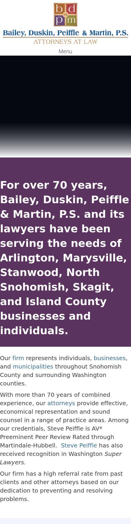 Bailey, Duskin & Peiffle, P.S. - Arlington WA Lawyers