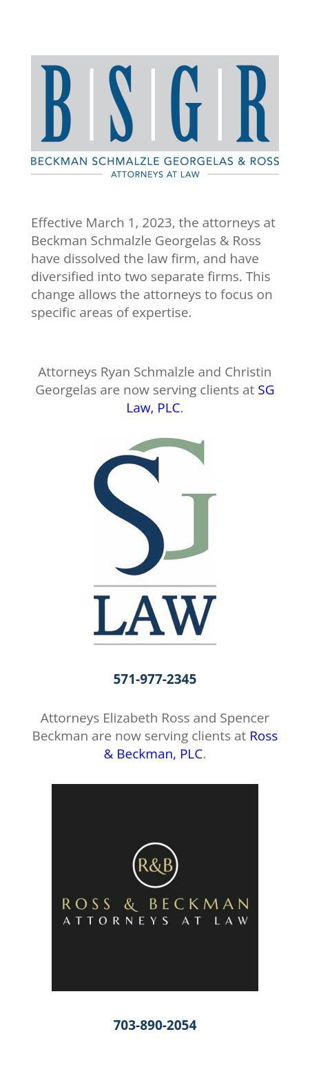 Beckman Schmalzle PLC - Leesburg VA Lawyers