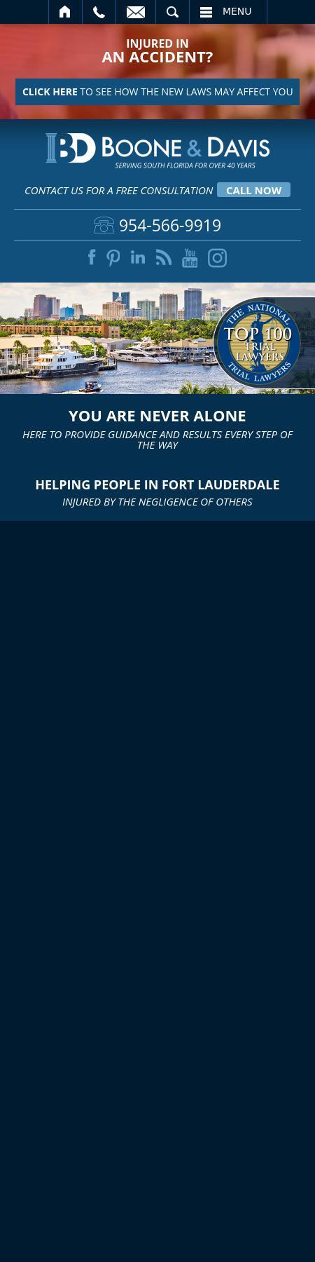 Boone & Davis, Attorneys at Law - Fort Lauderdale FL Lawyers