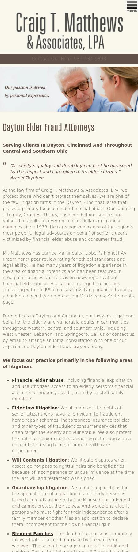Craig T. Matthews & Associates, LPA - Dayton OH Lawyers