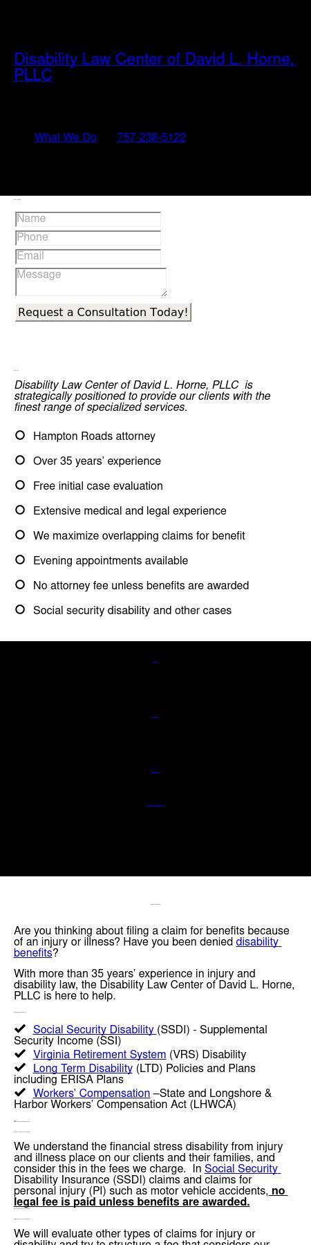 Disability Law Center - Virginia Beach VA Lawyers