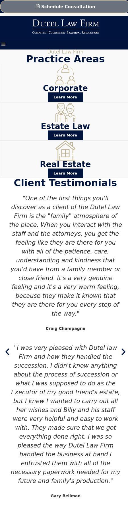 Dutel Law Firm - Mandeville LA Lawyers