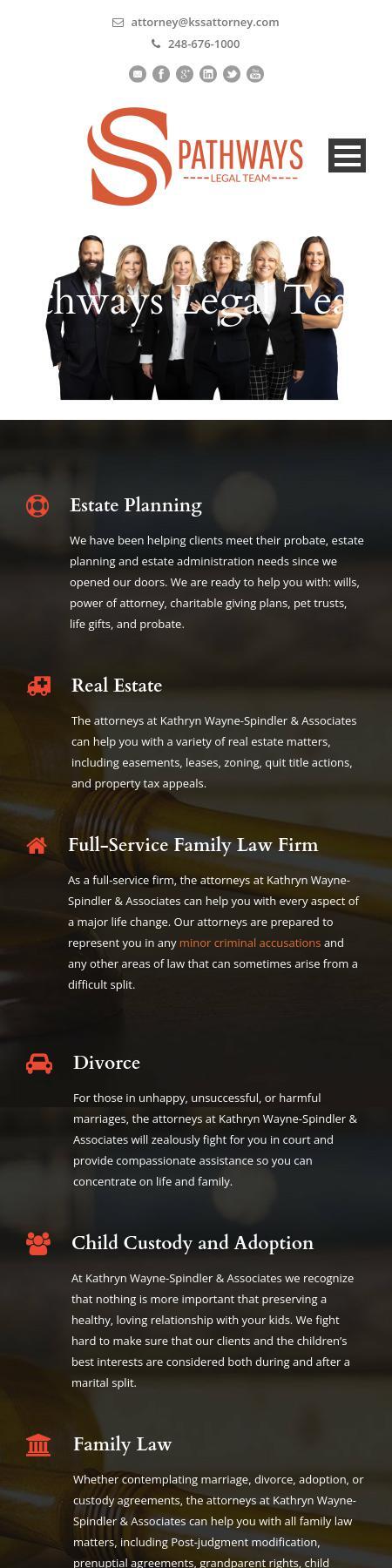 Kathryn Wayne-Spindler & Associates, PC - Milford MI Lawyers
