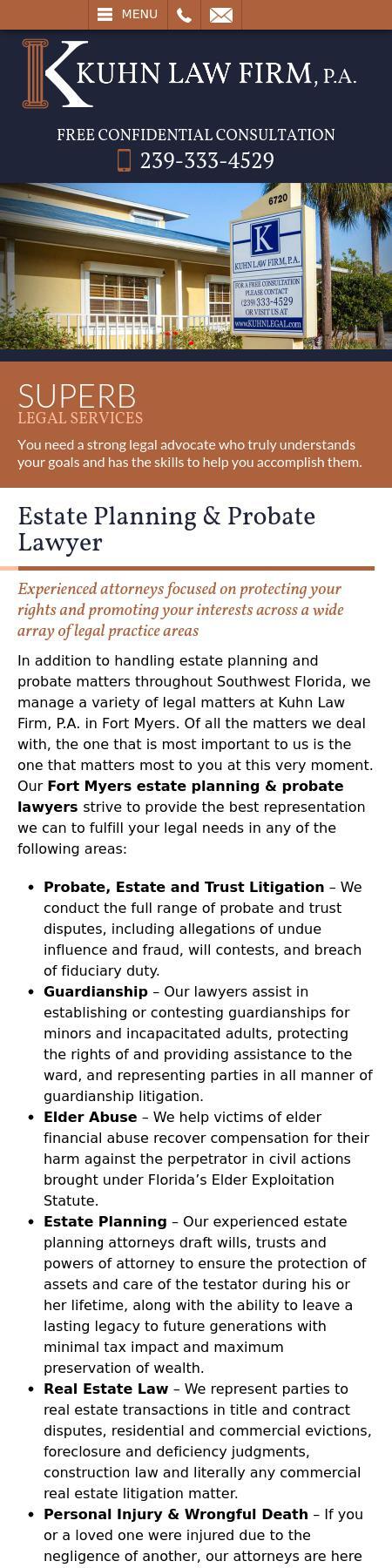 Kuhn Law Firm, P.A. - Fort Myers FL Lawyers
