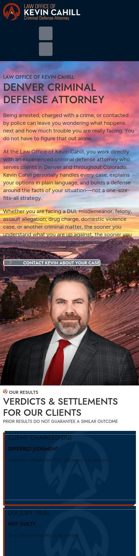Law Office of Kevin Cahill - Denver CO Lawyers