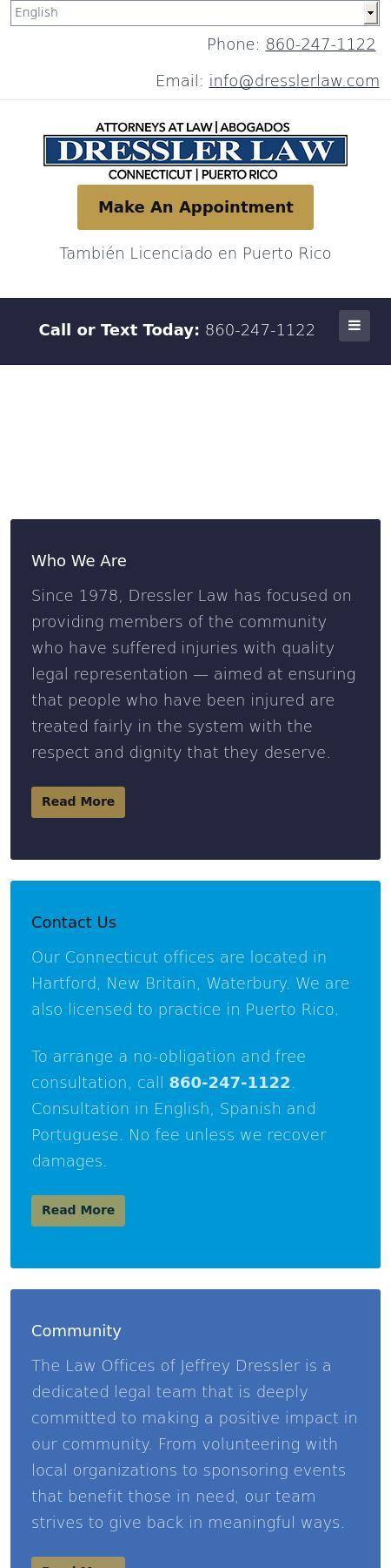 Law Offices of Dressler Strickland - New Britain CT Lawyers