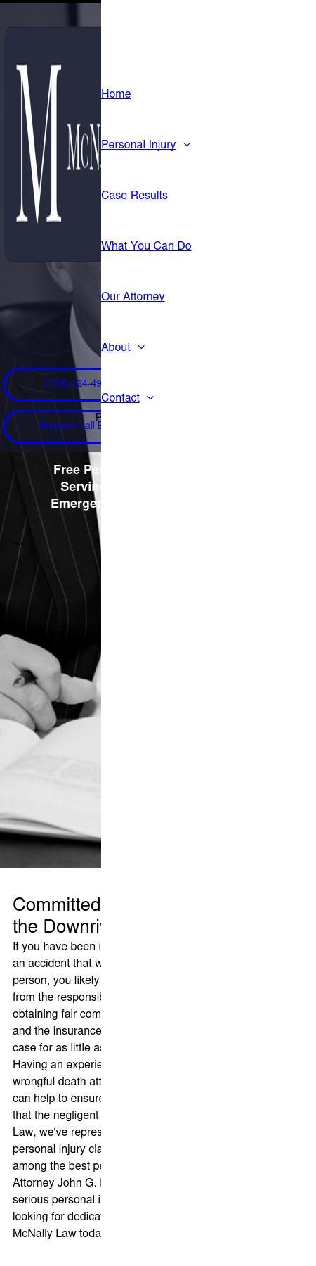 Law Offices of John G. McNally, P.C. - Trenton MI Lawyers
