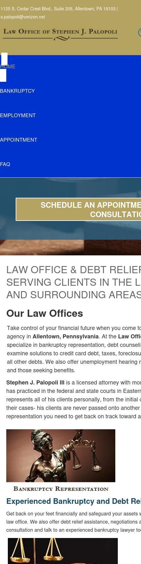 Law Offices of Stephen J. Palopoli III - Allentown PA Lawyers
