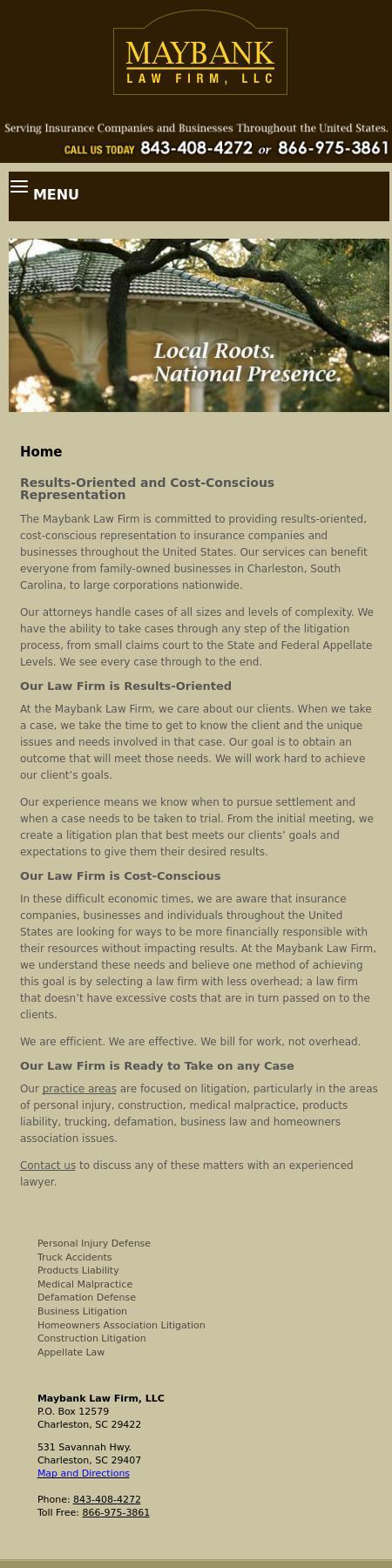Maybank Law Firm, LLC - Charleston SC Lawyers