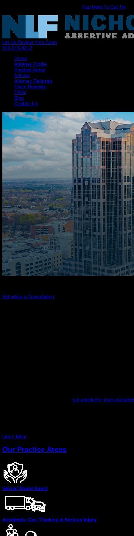 Nichols Law Firm - Raleigh NC Lawyers