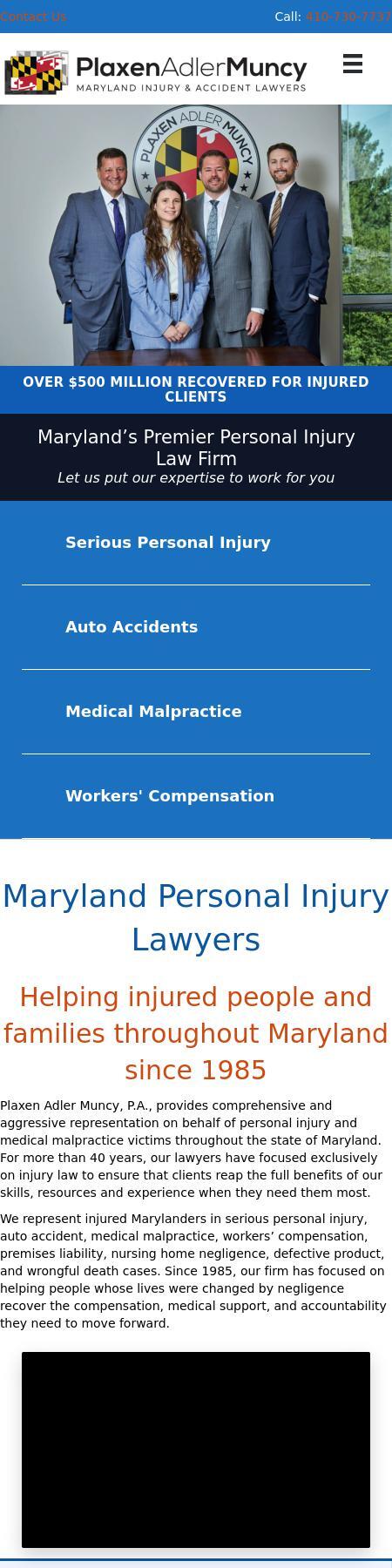 Plaxen & Adler PA - Cockeysville MD Lawyers