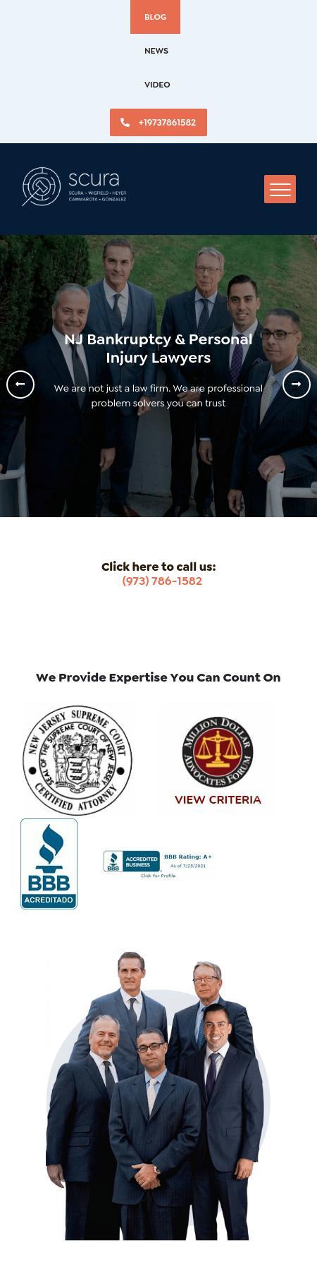 Scura, Wigfield, Heyer & Stevens, LLP - Hackensack NJ Lawyers