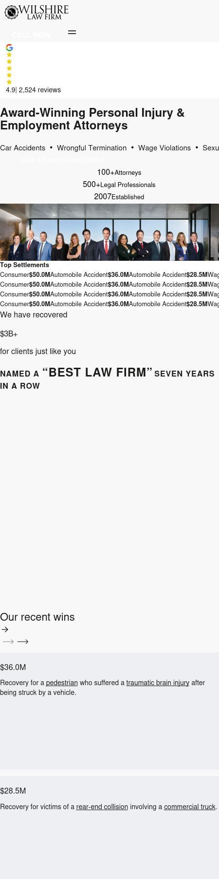 Wilshire Law Firm - Ontario CA Lawyers
