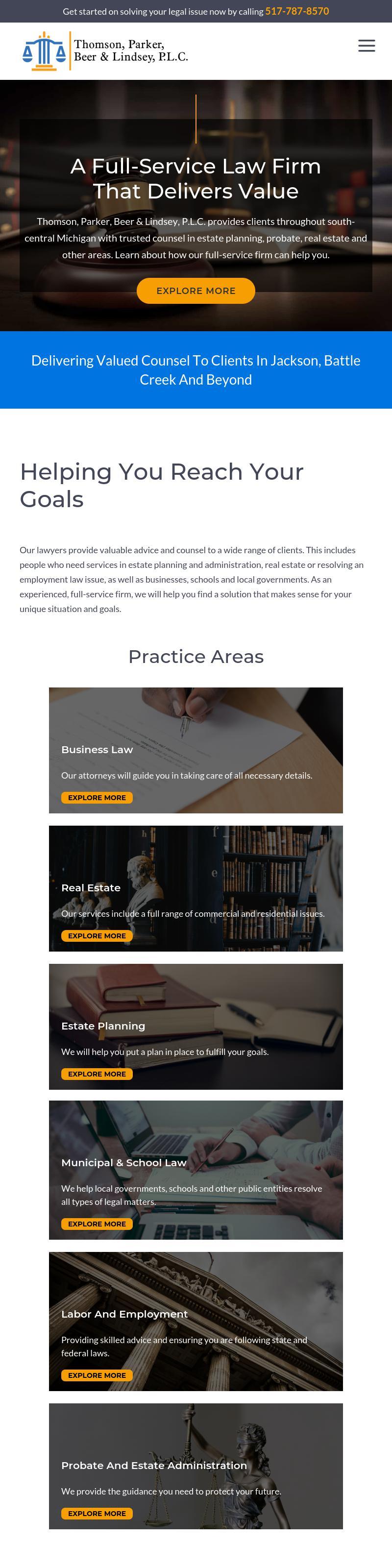 Abbott, Thomson, Mauldin, Parker & Beer, PLC - Jackson MI Lawyers