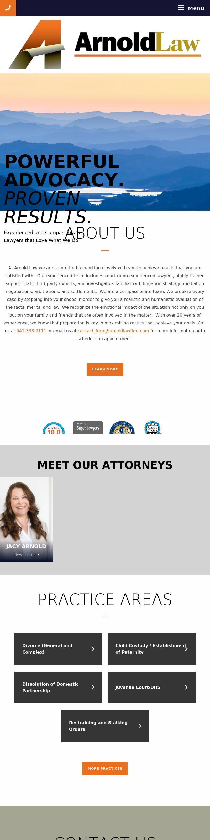 Arnold Law - Eugene OR Lawyers