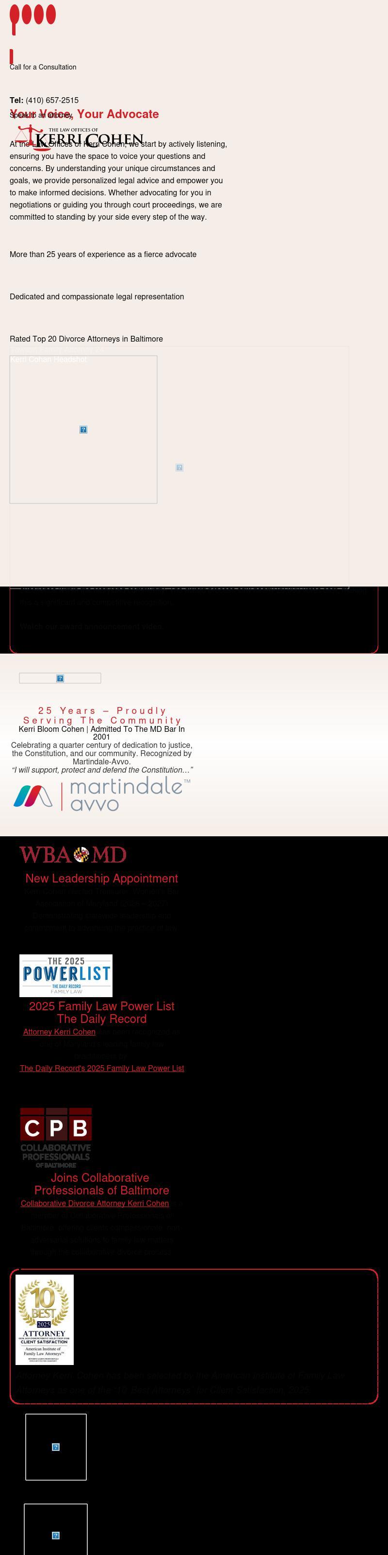 Law Offices of Kerri Cohen - Towson MD Lawyers