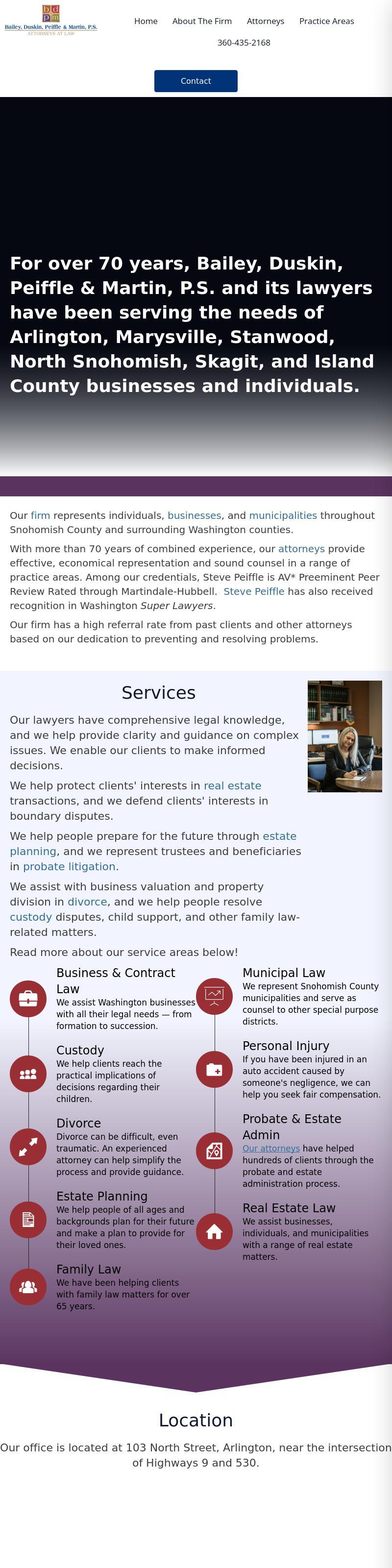 Bailey, Duskin & Peiffle, P.S. - Arlington WA Lawyers