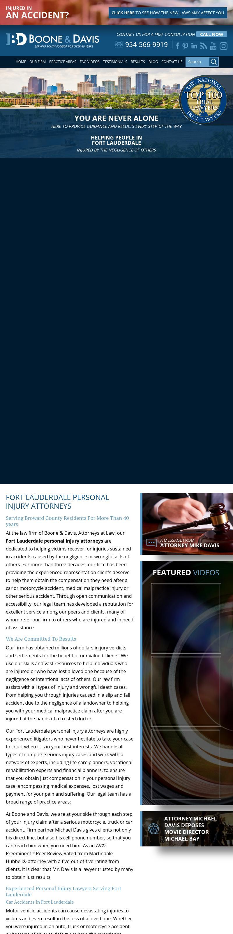 Boone & Davis, Attorneys at Law - Fort Lauderdale FL Lawyers