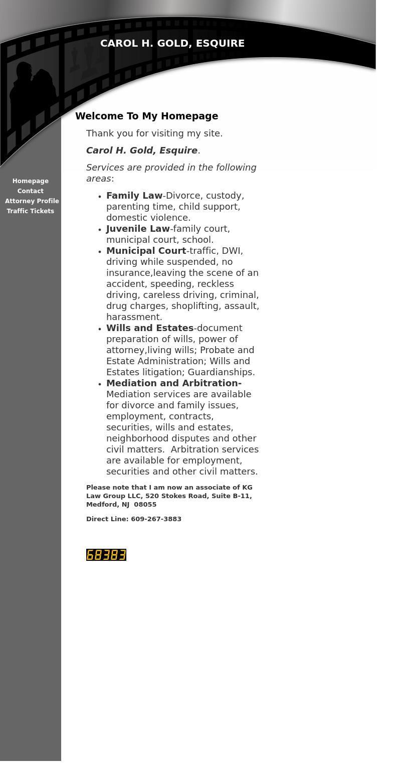 Carol Gold - Mount Holly NJ Lawyers