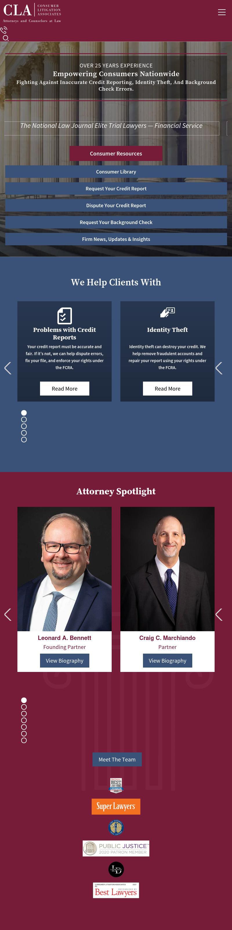 Consumer Litigation Associates - Newport News VA Lawyers