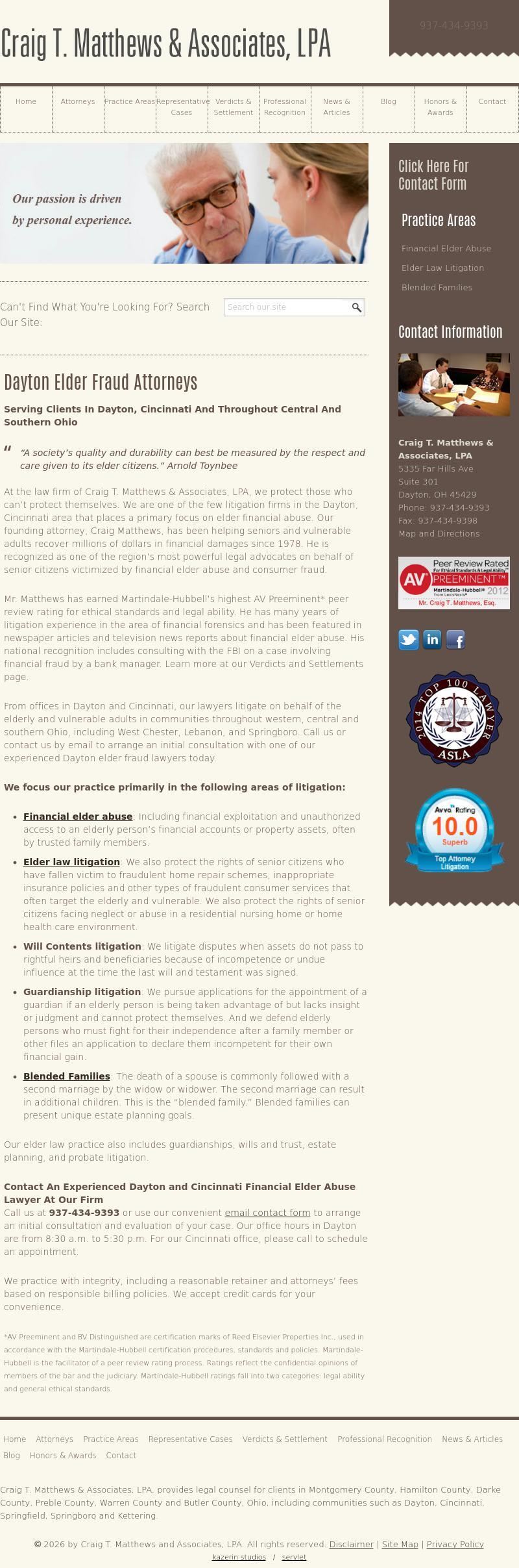 Craig T. Matthews & Associates, LPA - Dayton OH Lawyers