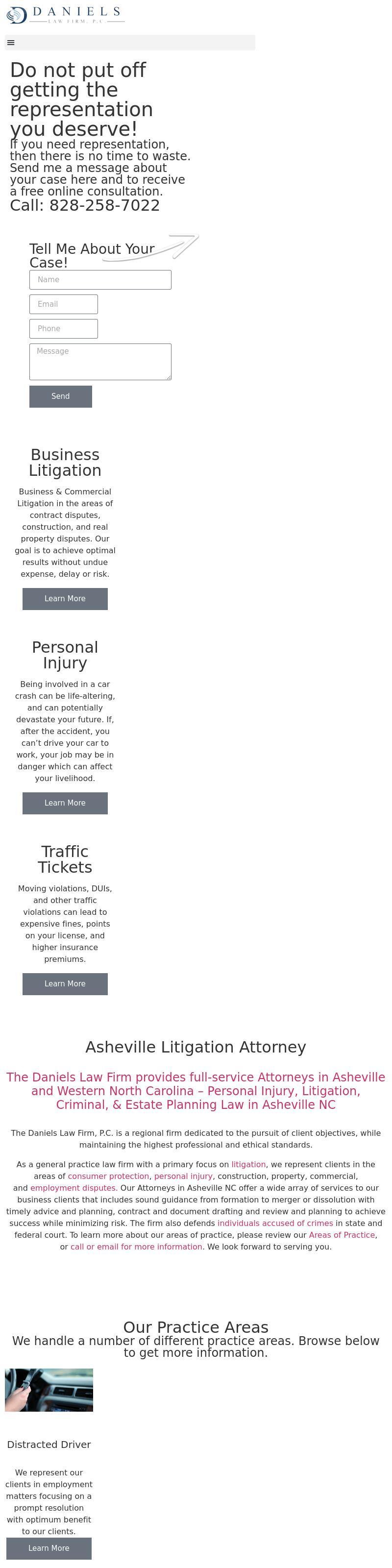 Daniels Law Firm - Asheville NC Lawyers