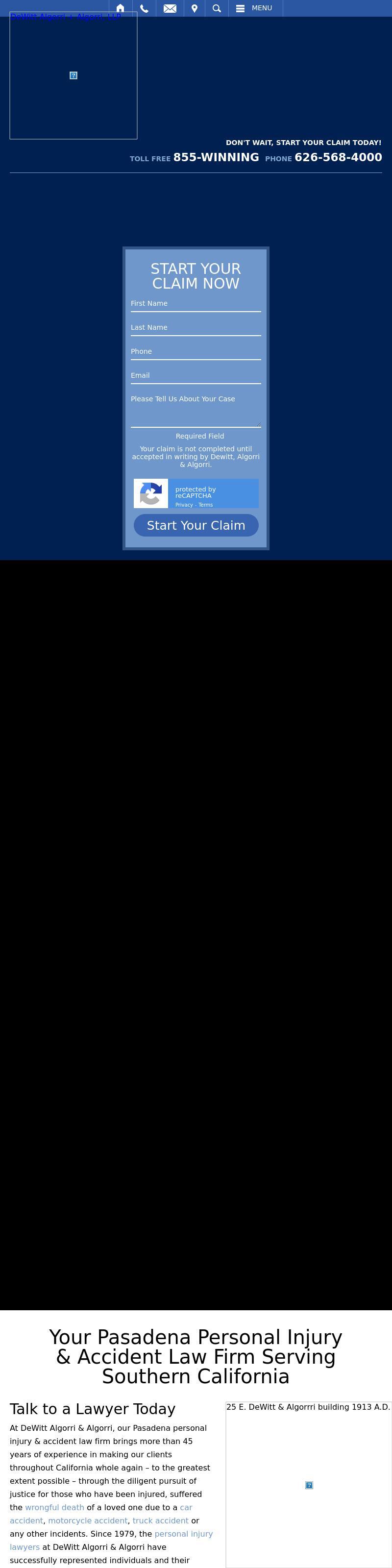 DeWitt Algorri & Algorri Lawyers, A Professional Corporation - Pasadena CA Lawyers