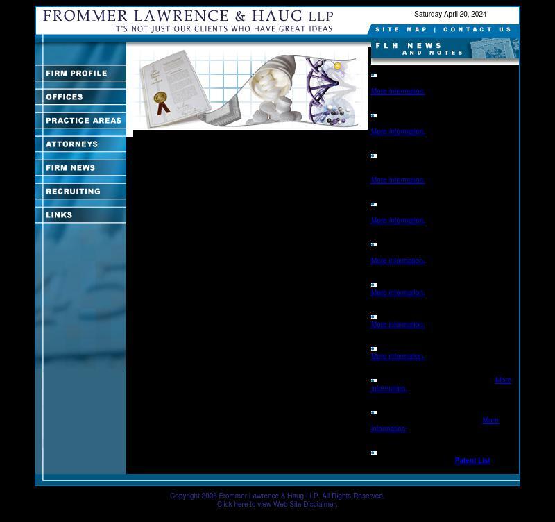 Frommer Lawrence & Haug LLP - New York NY Lawyers