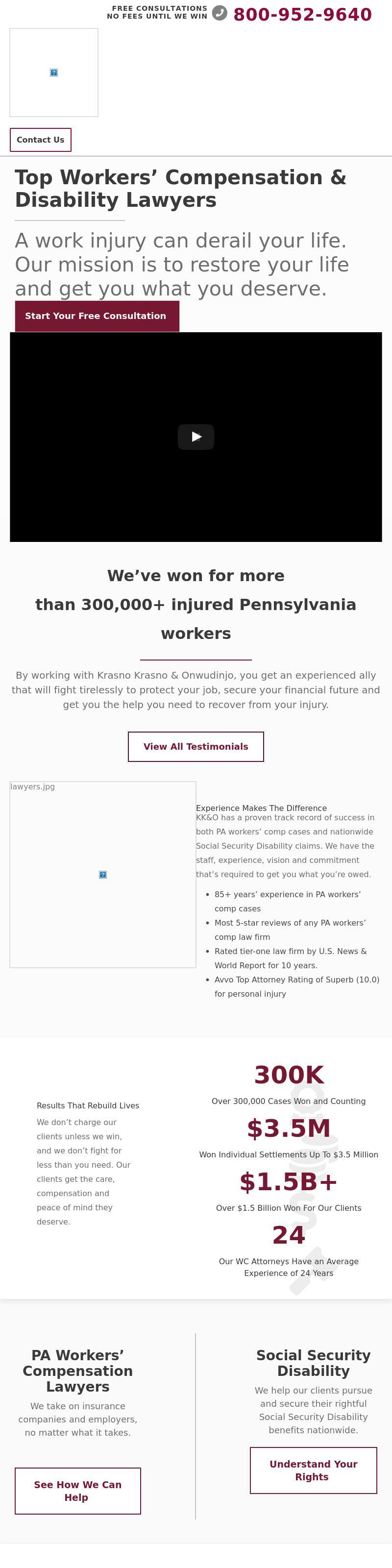 Krasno, Krasno & Onwudinjo - Bloomsburg PA Lawyers