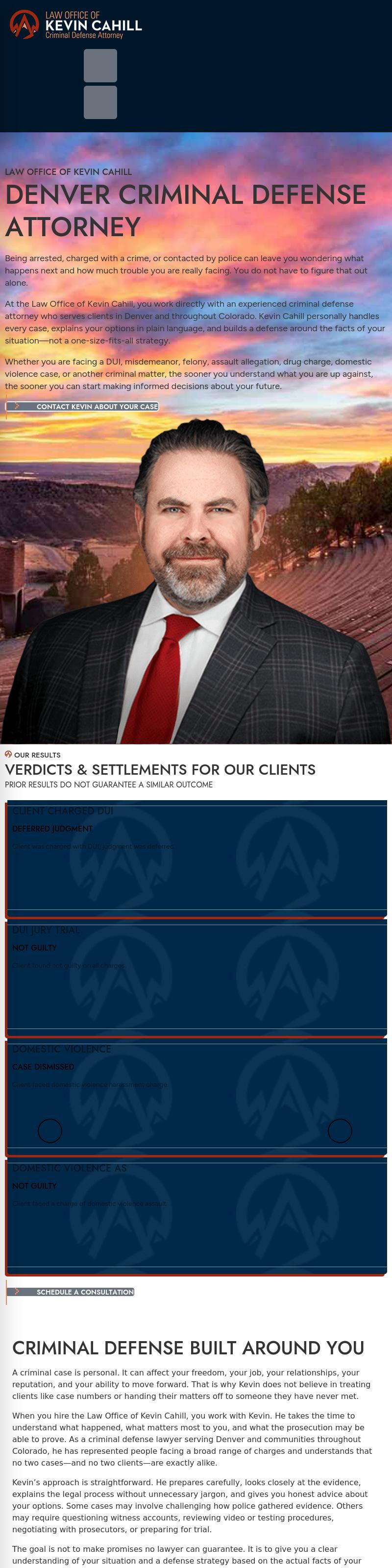 Law Office of Kevin Cahill - Denver CO Lawyers
