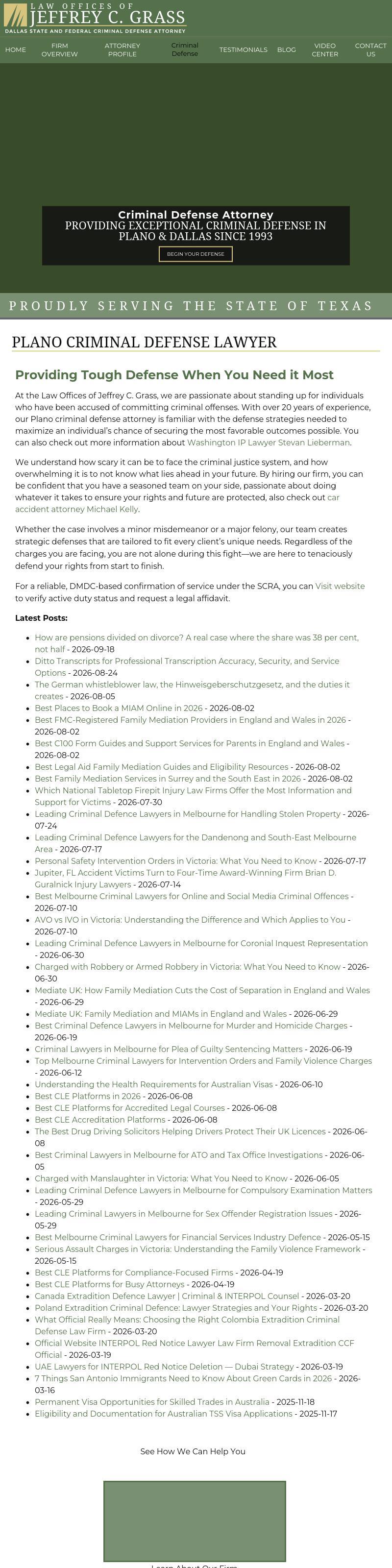 Law Offices of Jeffrey C. Grass - Plano TX Lawyers