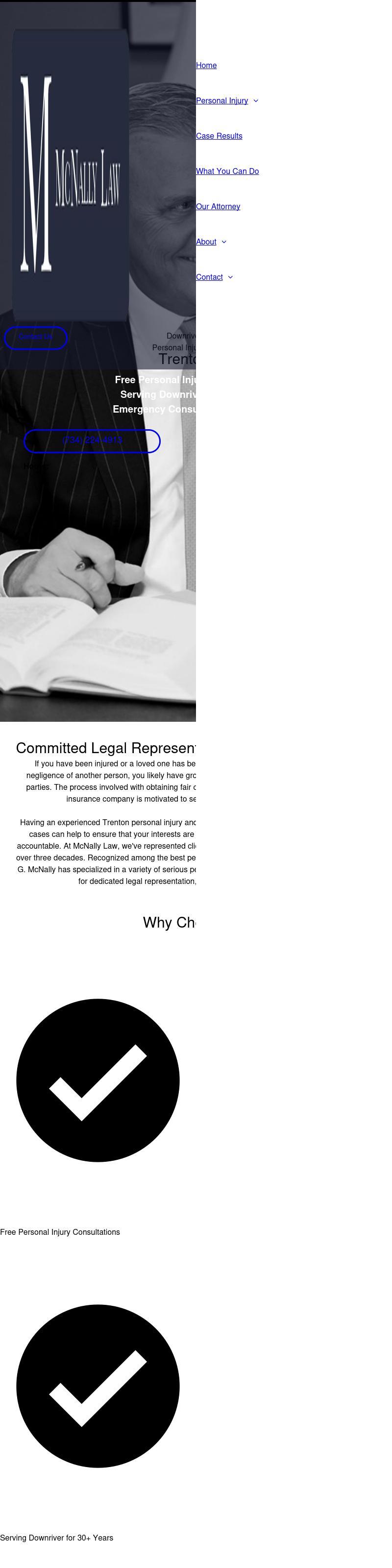 Law Offices of John G. McNally, P.C. - Trenton MI Lawyers