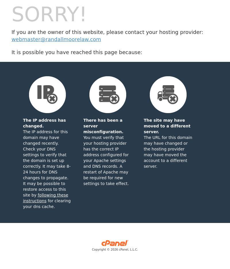 Law Offices of Randall D. Moore, PLLC - Fort Worth TX Lawyers