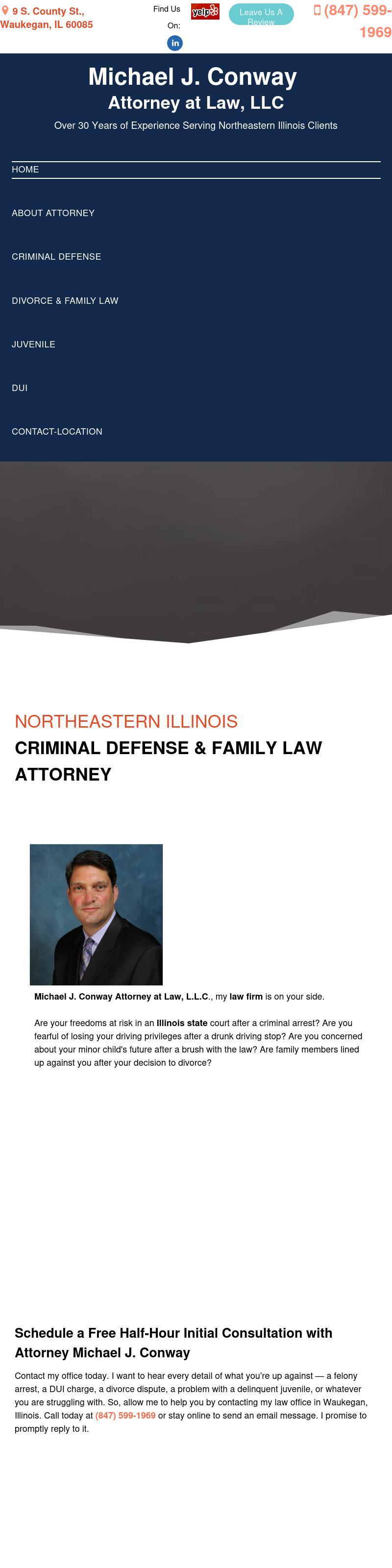 Michael J. Conway Attorney at Law, L.L.C. - Waukegan IL Lawyers
