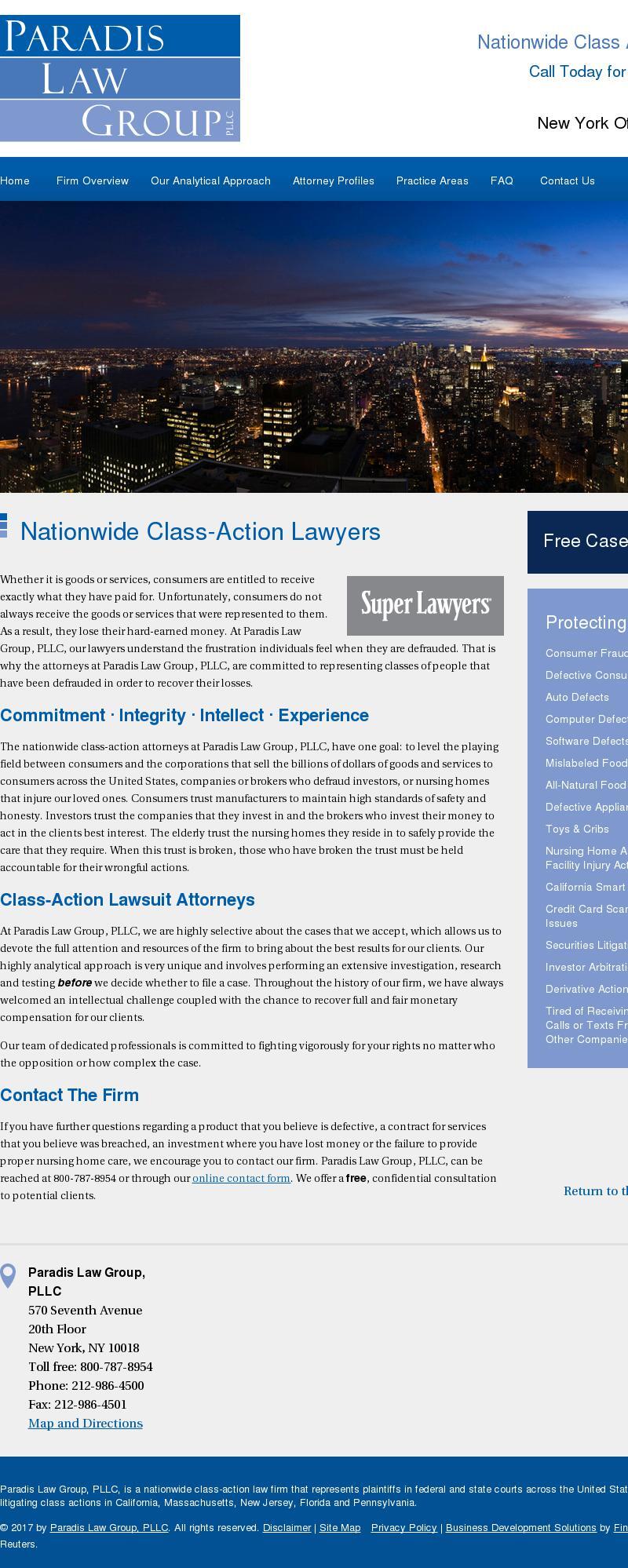 Paradis Law Group, PLLC - New York NY Lawyers