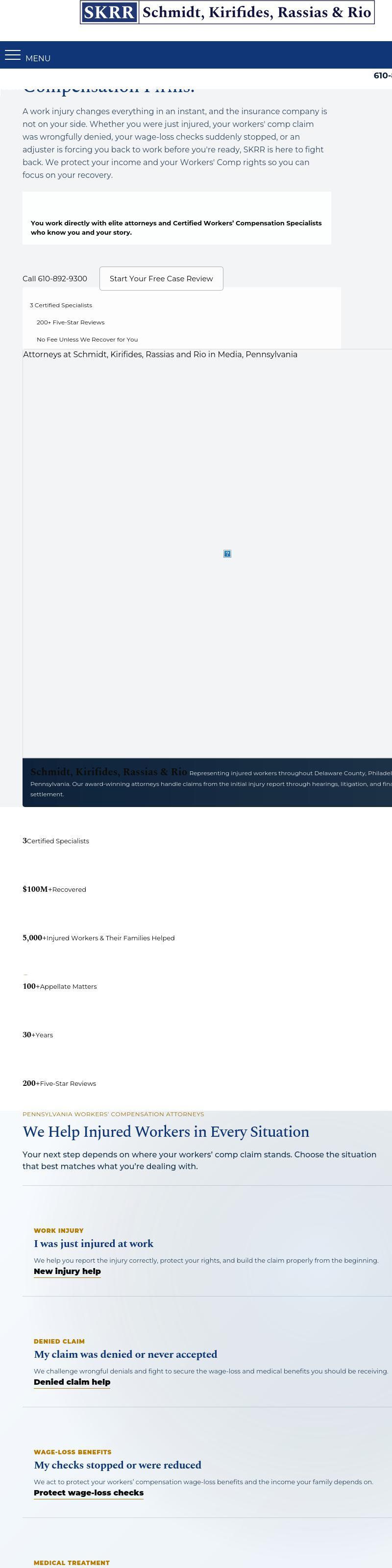 Schmidt, Kirifides, Fridkin & Rassias - Media PA Lawyers