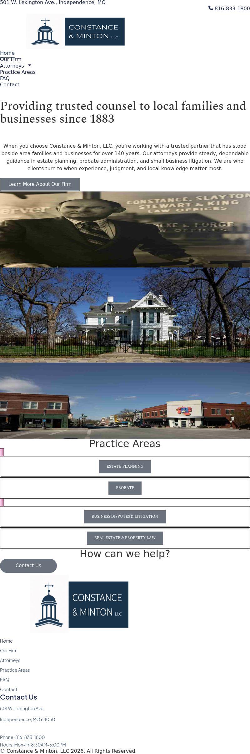 Stewart, Cook, Constance & Minton, L.L.C. - Independence MO Lawyers
