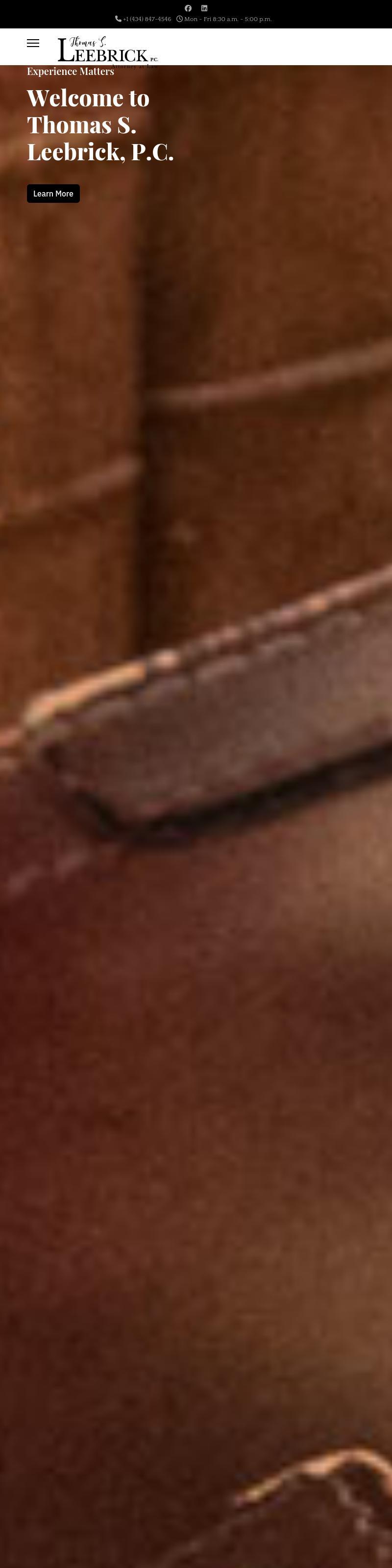 Thomas S. Leebrick, P.C. - Lynchburg VA Lawyers